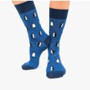 Socken Penguins blau