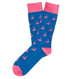 Flamingo Socken blau 36-40