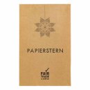 Faltstern Schneeflocke Frosty 45cm, weis, Papier