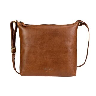 Handtasche Vintage-SOMA braun, Rindsleder