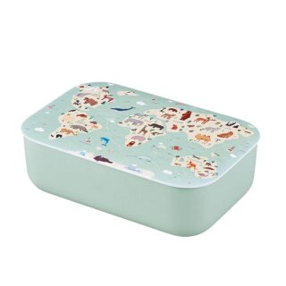 Bioloco plant classic lunchbox - animal map