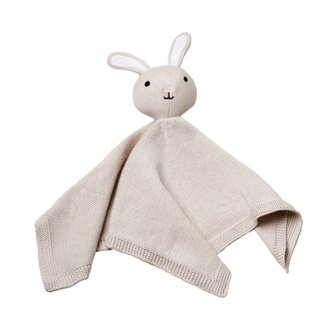 knitted cuddle cloth-baby rabbit