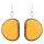 Ohrringe oval apricot, Tagua