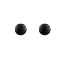 Tagua-Ohrstecker SMARTY black