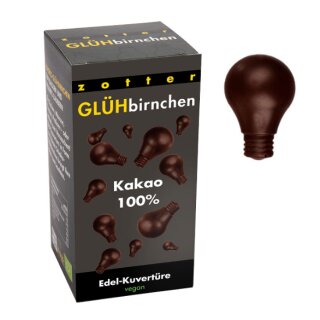 Glühbirnchen Kakao Pur 100% (130g)