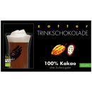 Trinkschokolade 100% Kakao, ohne Zuckerzugabe