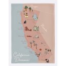 Organic kitchen towel - California Dreamin´