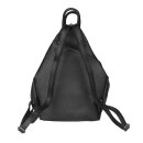 Cityrucksack Vintage-NOBILE schwarz, Rindsleder