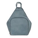 Cityrucksack NOBILE rauchblau, Rindsleder