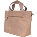 Handtasche CLARA taupe, Rindsleder