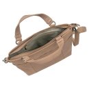 Handtasche CLARA taupe, Rindsleder