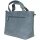 Handtasche CLARA rauchblau, Rindsleder