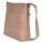 Handtasche SAMIA taupe, Rindsleder