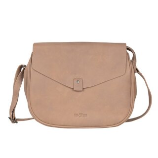 Handtasche LOOP Sheperd taupe, Rindsleder