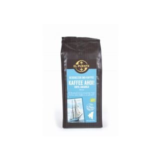 Kaffee Ahoi!, ganze Bohne gesegelter Bio-Kaffee aus Nicaragua,